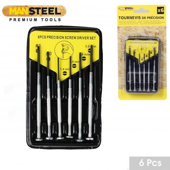 MAN STEEL mazo skrūvgriežu komplekts 6gab