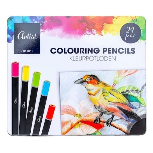 ARTIST krāsaino zīmuļu komplekts 24gab, klasiskie