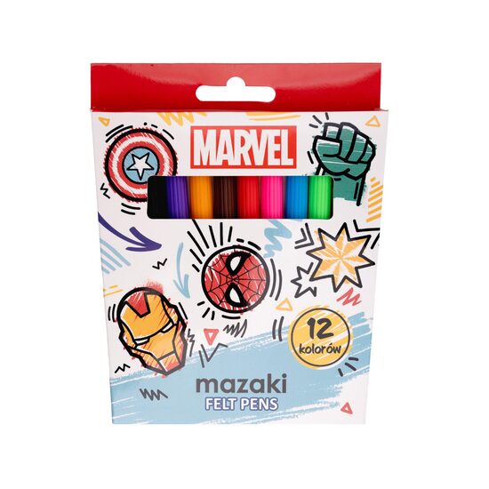 MARVEL flomasteri, 12 toņi