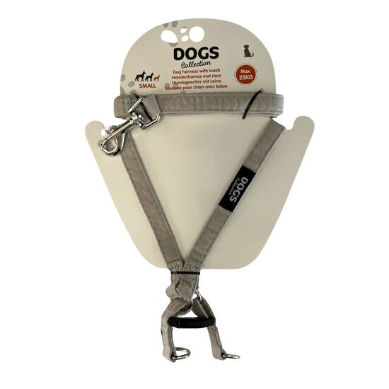 DOGS pavada, pelēka, mazais izmērs