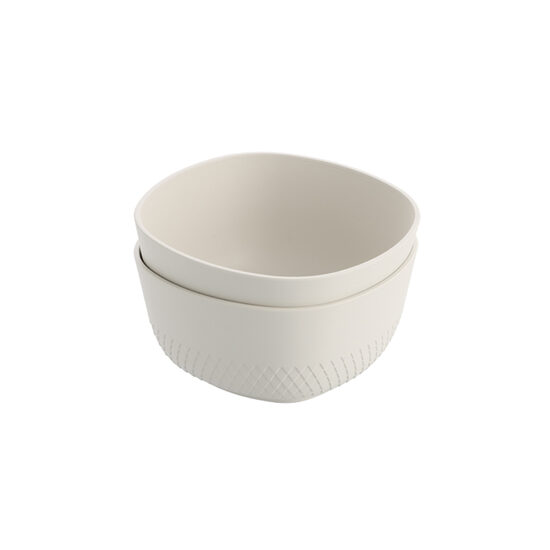 MOODS pārstrādātas plastmasas bļodas d14cm, 2gab