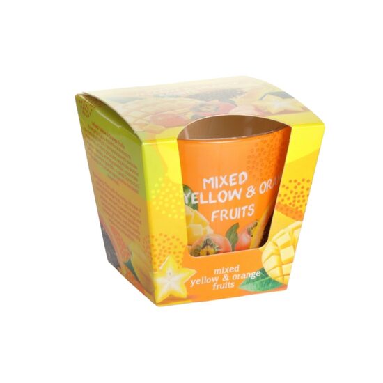 BARTEK "YELLOW TROPICAL" aromātiskā svece +/-30h