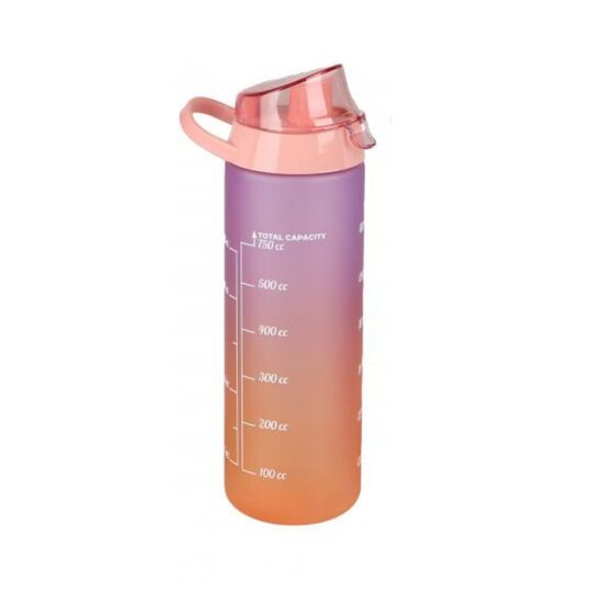 URBAN LIVING plastikas ūdens pudele 750ml, oranža
