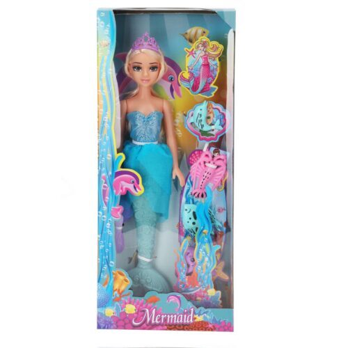 Rotaļu lelle "Nāriņa" 44.5cm, zila