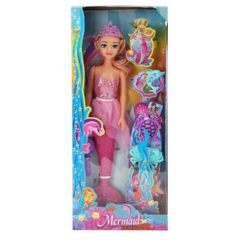 Rotaļu lelle "Nāriņa" 44.5cm, rozā