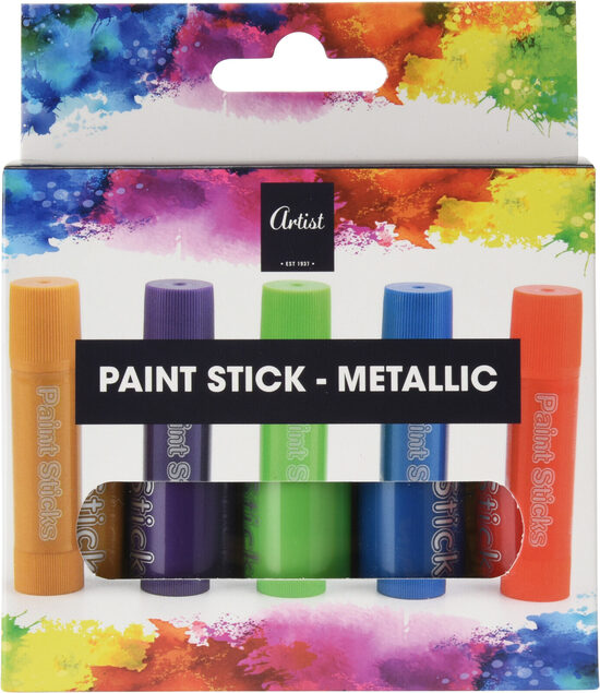 ARTIST  zīmēšanas krāsas-flomasteri, 5gab, metāliskās krāsas