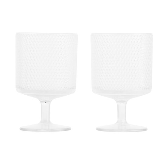 MOODS plastikas vīna glāzes 300ml, 2gab