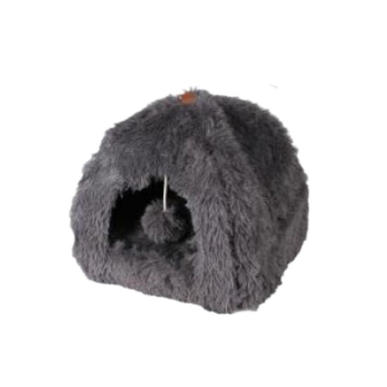 DOG & KATS gulta 45x45x43cm, tumši pelēka