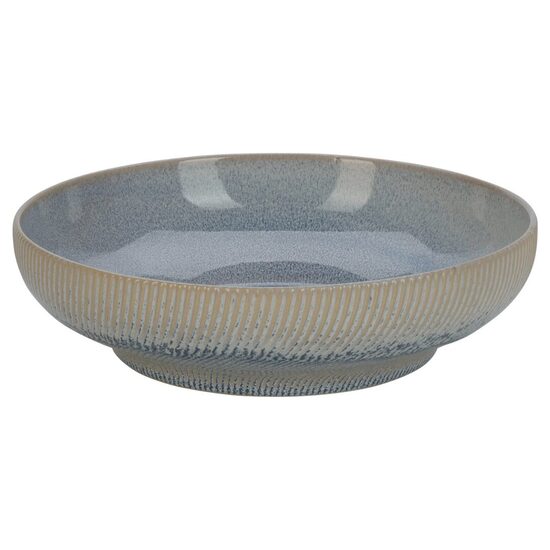 NATURE keramikas bļoda 1650ml/d24cm x h6.3cm, zila