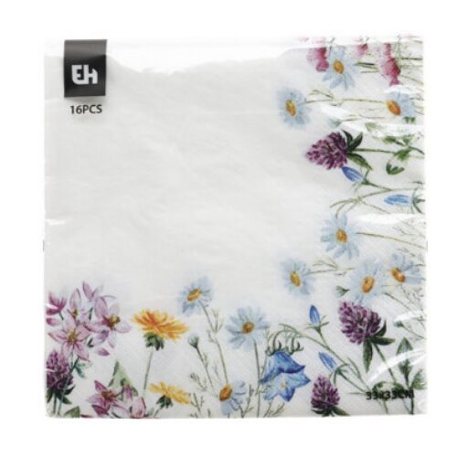 EXCELLENT HOUSEWARE salvetes 16gab, 33x33cm, ziedi_2