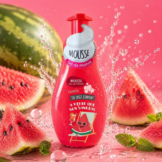 THE FRUIT COMPANY putojošas roku ziepes WATERMELON, 250ml