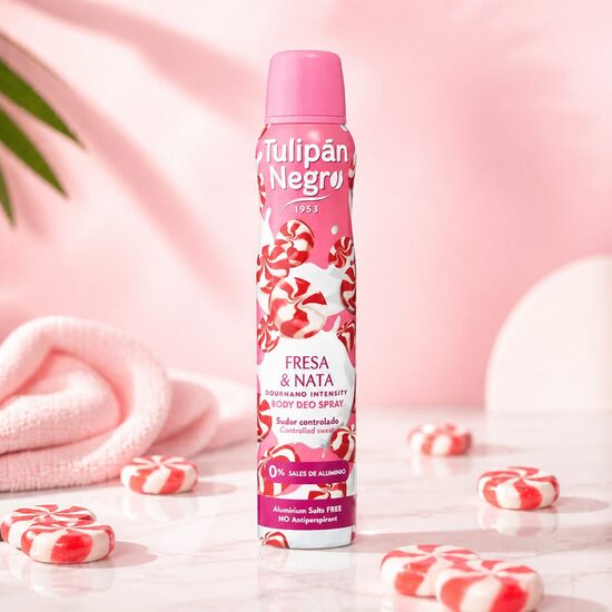 TULIPAN NEGRO izsmidzināms dezodorants STRAWBERRY CANDY, 200ml