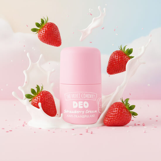 THE FRUIT COMPANY dezodoranta rullītis, STRAWBERRY CREAM, 50ml