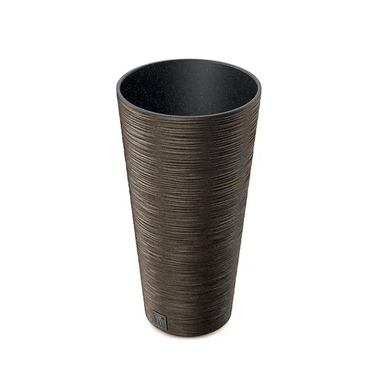 FURU ECO WOOD pārstrādātas plastmasas, kafijas un koksnes puķu pods, ārtelpu un iekštelpu, d30/h57cm