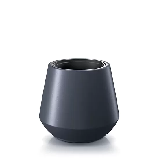 HEOS pārstrādātas plastmasas puķu pods, ārtelpu un iekštelpu, d39/h35cm