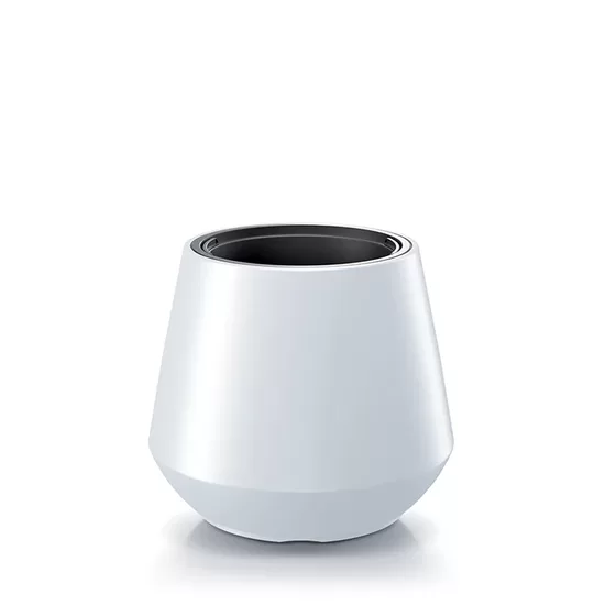 HEOS pārstrādātas plastmasas puķu pods, ārtelpu un iekštelpu, d39/h35cm