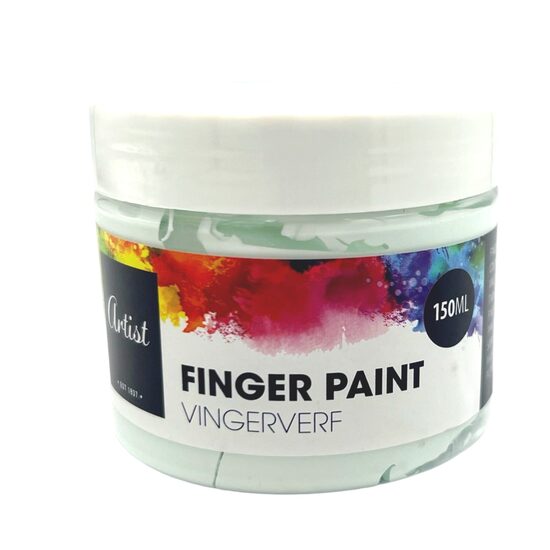 ARTIST pirkstiņkrāsas 150ml, gaiši zili-zaļa
