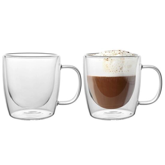 MALACHIT dubultā stikla krūzes 2gab 400ml