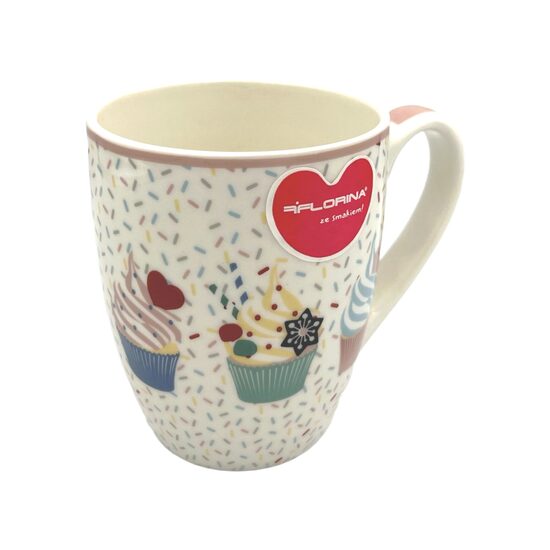 MUFFI porcelāna krūze 400ml, confetti