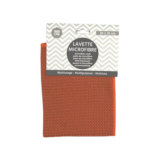 URBAN LIVING mikrofibras lupatiņa 30x35cm, oranža