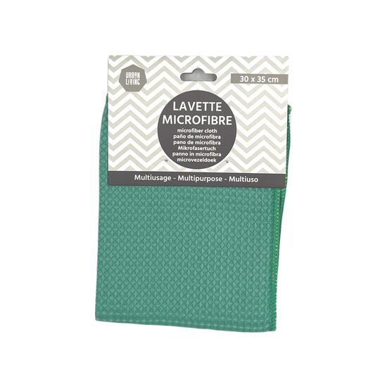 URBAN LIVING mikrofibras lupatiņa 30x35cm, zaļa