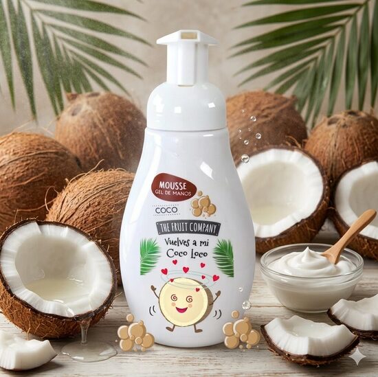 THE FRUIT COMPANY putojošas roku ziepes COCONUT, 250ml
