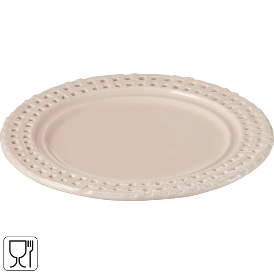 J-LINE keramikas šķīvis d20cm, rozā