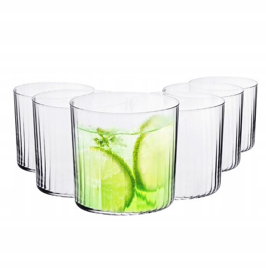 KROSNO PREMIUM stikla glāzes 350ml, 6gab