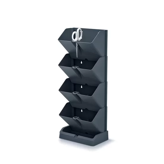 MINI CASCADE pārstrādātas plastmasas vertikālais dārzs 19x11x47cm