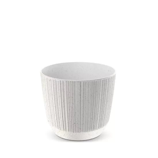 RYFO ECO WOOD pārstrādātas plastmasas un koksnes puķu pods, ārtelpu un iekštelpu, d17/h15cm