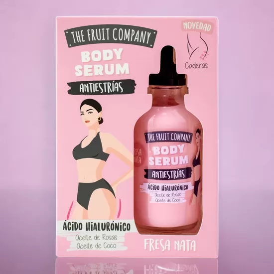 THE FRUIT COMPANY ķermeņa serums pret strijām STRAWBERRY CREAM, 120ML