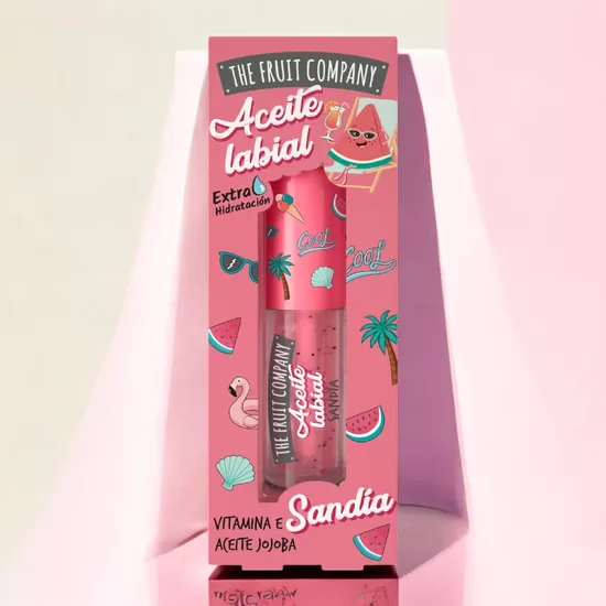 THE FRUIT COMPANY mitrinošā lūpu eļļa WATERMELON, 3.6ML