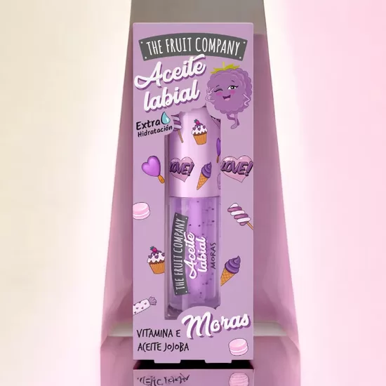 THE FRUIT COMPANY mitrinošā lūpu eļļa BLACKBERRIES, 3.6ML