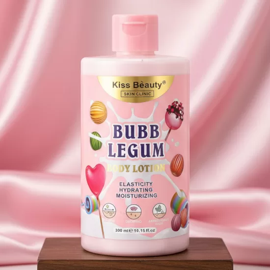 KISS BEAUTY ķermeņa losjons BUBBLEGUM, 300ml