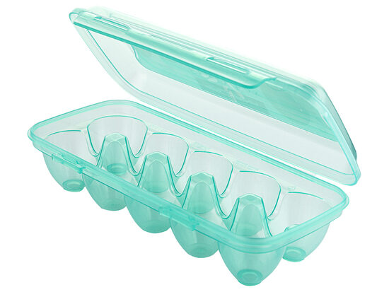 FLORINA plastmasas olu uzglabāšanas trauks, zaļš