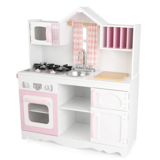 KID KRAFT koka rotaļu virtuvīte 85x35x96cm