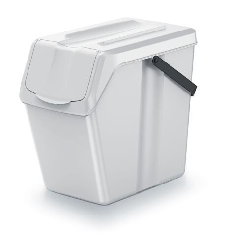 KEDEN SORTIBOX plastmasas uzglabāšanas un/vai atkritumu tvertne 25L, balta