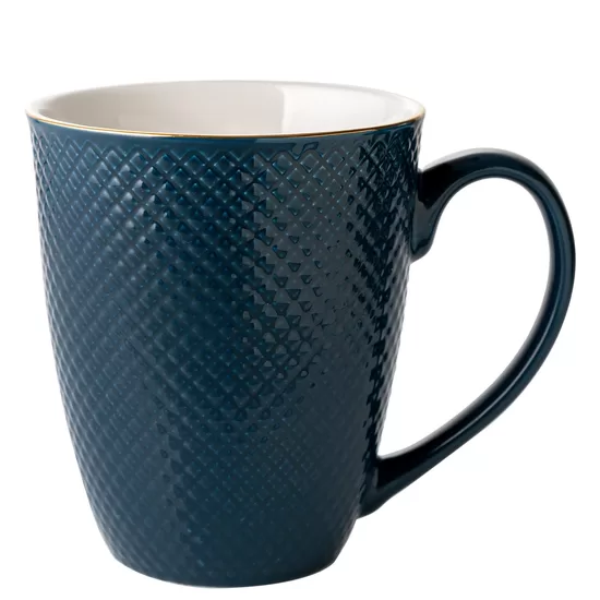 TIFFANY porcelāna krūze 400ml, zila