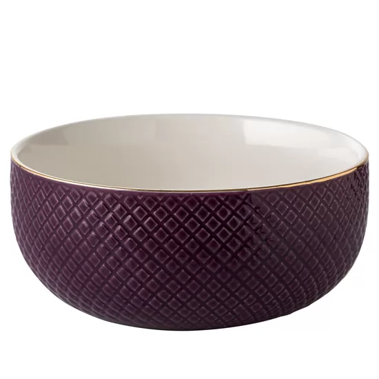 TIFFANY porcelāna bļoda d13cm, violēta