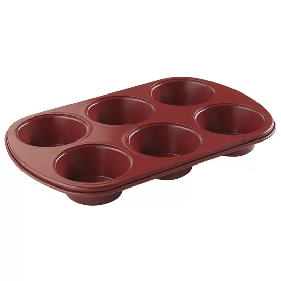 DELISS metāla cepamforma 6 mafiniem 28.5x18x3cm