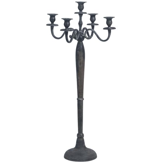 CANDELABRA alumīnija svečturis, augstums 78cm, platums 36cm