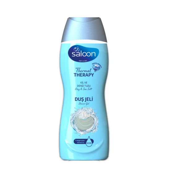 SALOON "Thermo therapy" dušas želeja ar pīlinga mālu un jūras sāli, 450ml