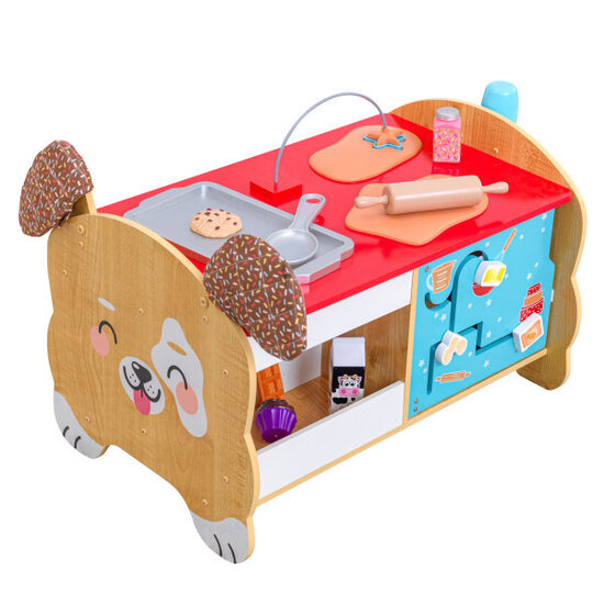 KID KRAFT koka rotaļu virtuvīte 63x52x47cm