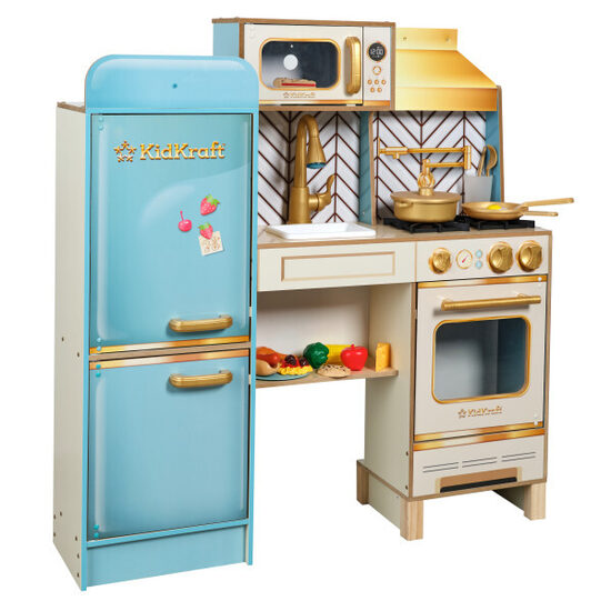 KID KRAFT koka rotaļu virtuve 90x28x97cm